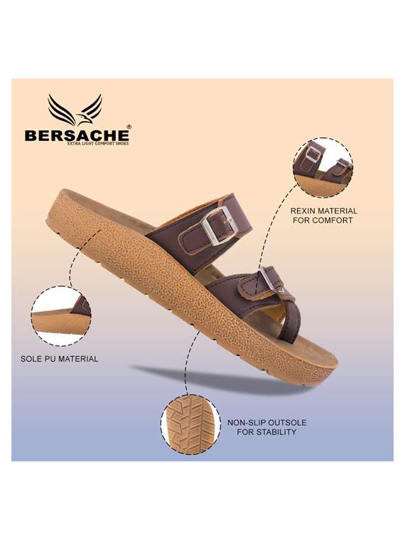 men solid toe seperator sandal - 22186264 -  Standard Image - 5