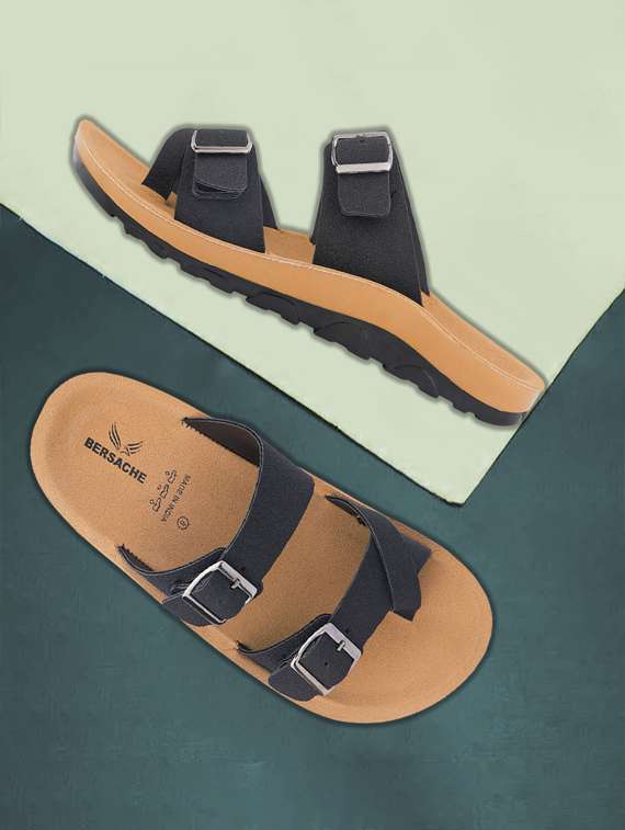 men solid toe seperator sandal