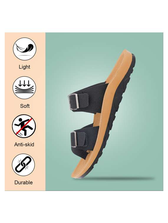 men solid toe seperator sandal - 22186307 -  Standard Image - 5