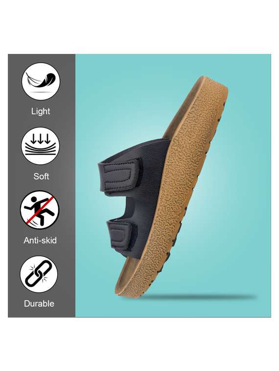 men solid toe seperator sandal - 22186311 -  Standard Image - 5