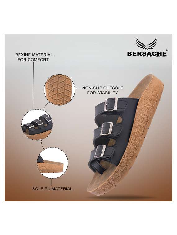 men solid toe seperator sandal - 22186312 -  Standard Image - 5
