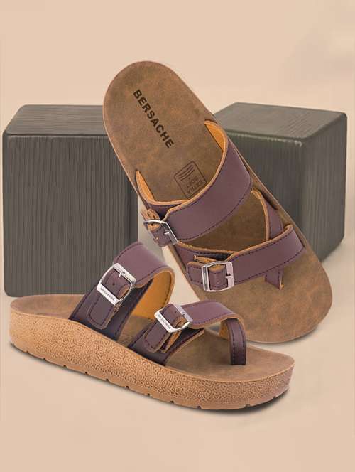 men solid toe seperator sandal - 22186313 -  Standard Image - 0