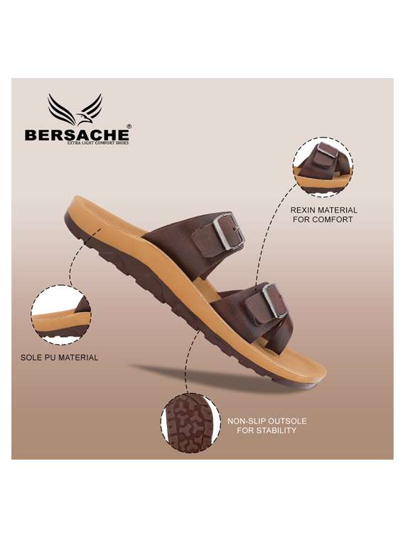 men solid toe seperator sandal - 22186450 -  Standard Image - 5