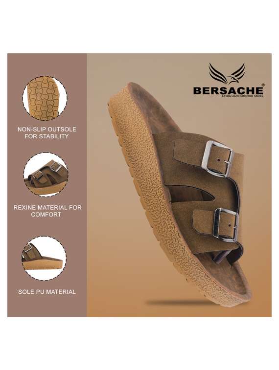 men solid toe seperator sandal - 22186453 -  Standard Image - 5