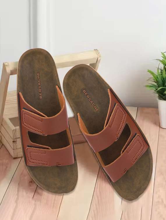 men solid toe seperator sandal