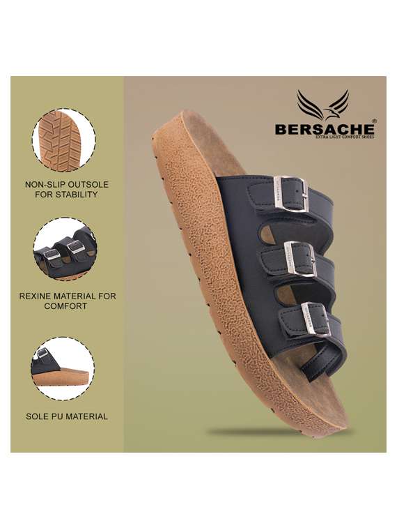 men solid toe seperator sandal - 22186456 -  Standard Image - 5