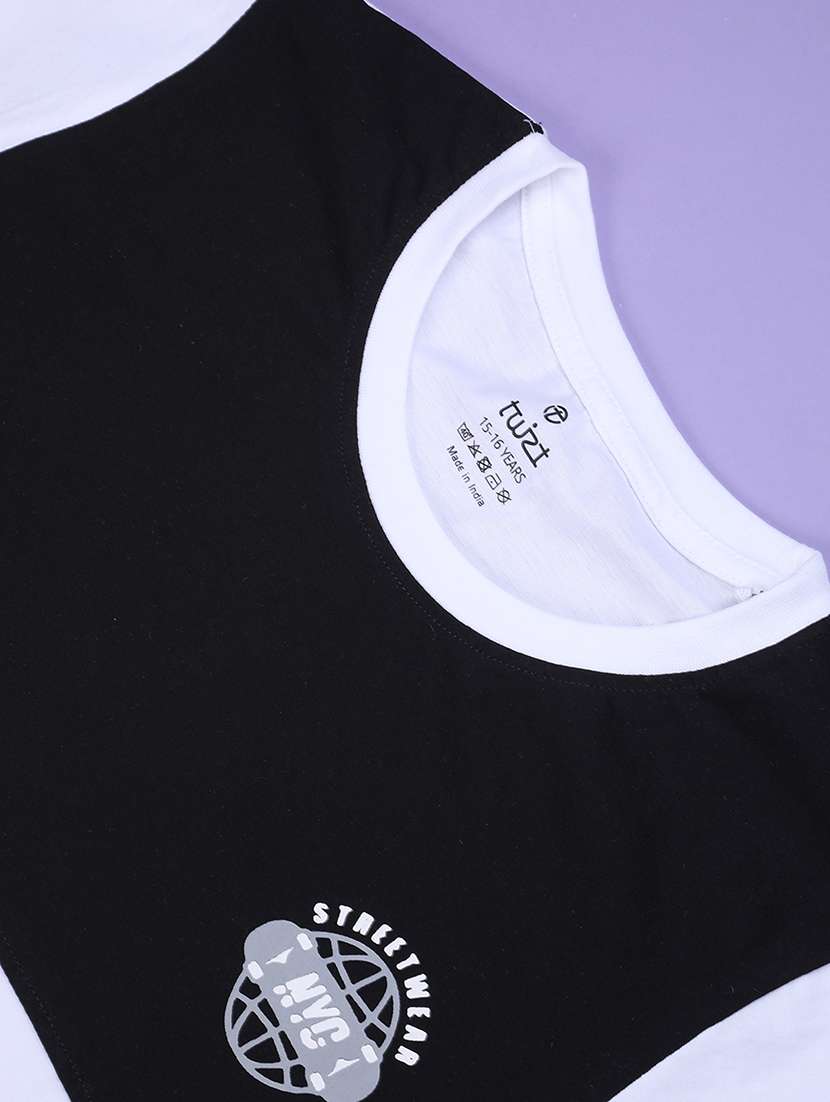 boys white cotton blend t-shirt - 22186839 -  Standard Image - 3