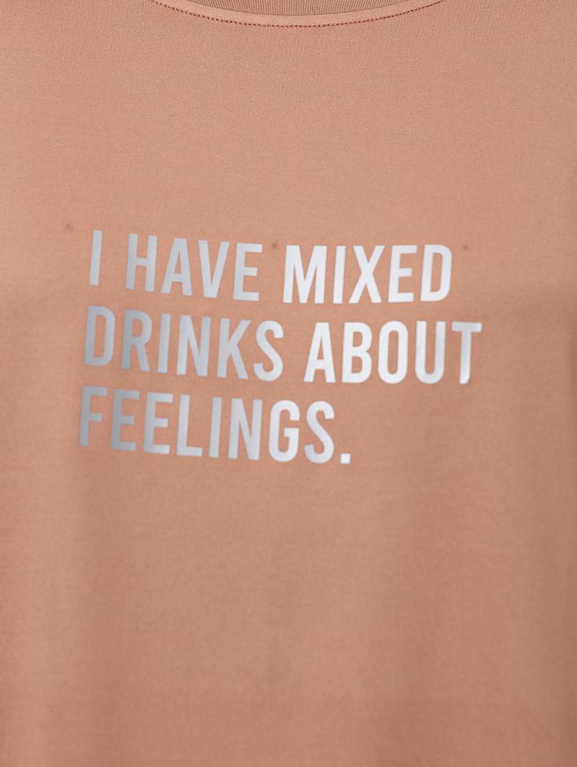 brown polyester regular tshirt - 22186886 -  Standard Image - 5