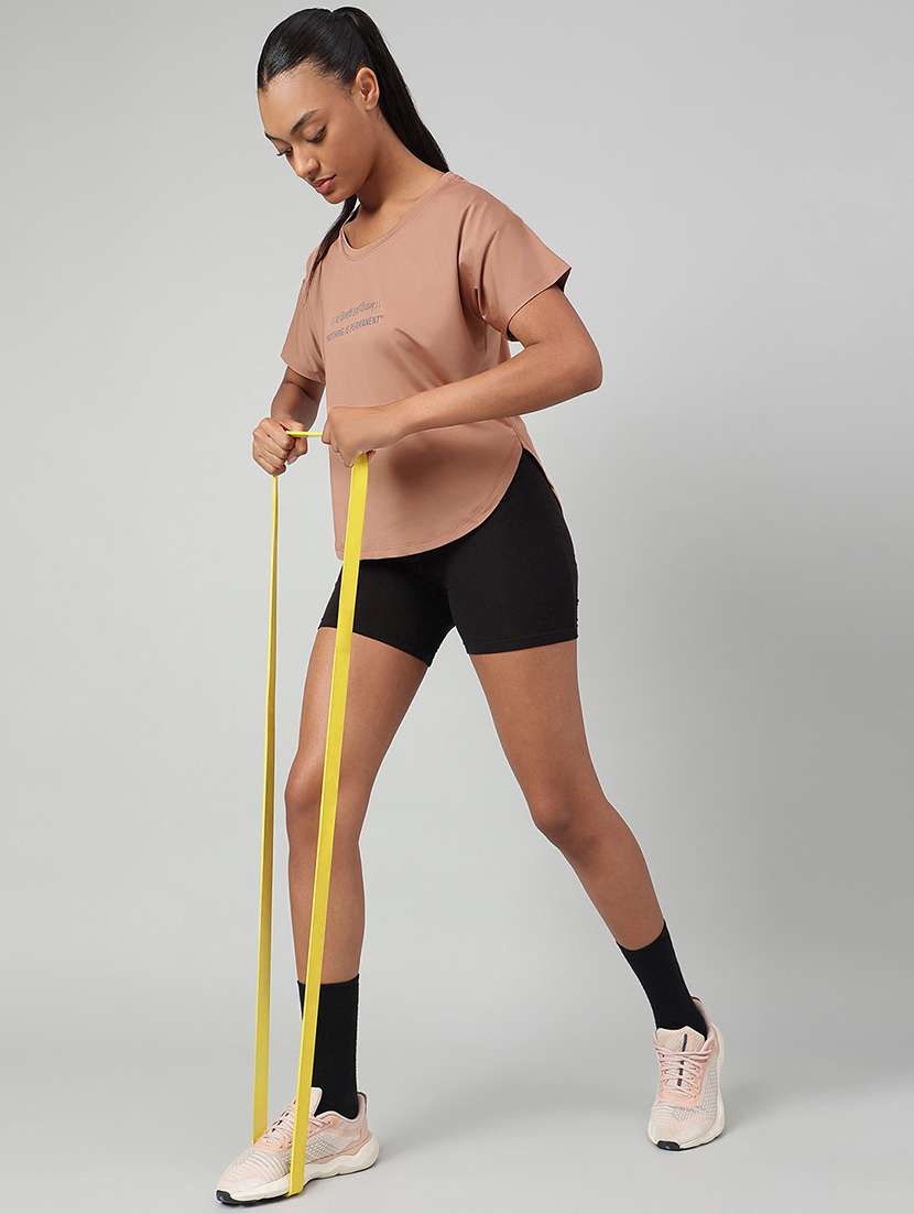 women printed round neck dri-fit t-shirt - 22186904 -  Standard Image - 3