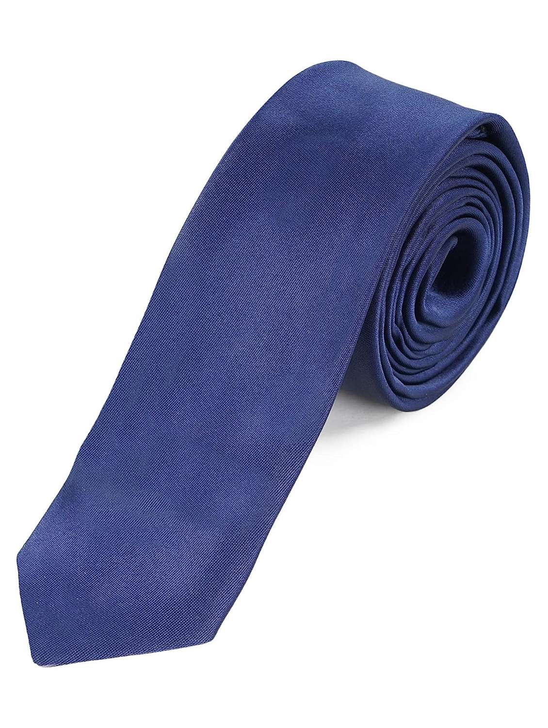 men silk blend solid tie