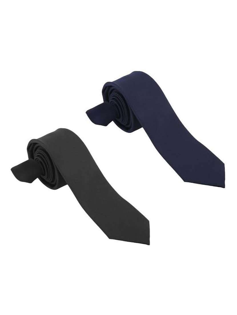 men pack of 2 silk blend solid tie