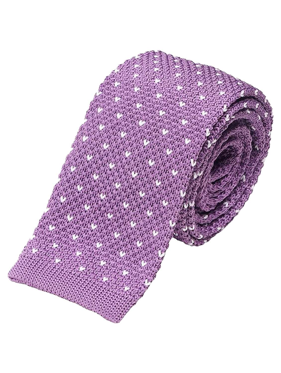 men polyester self design tie