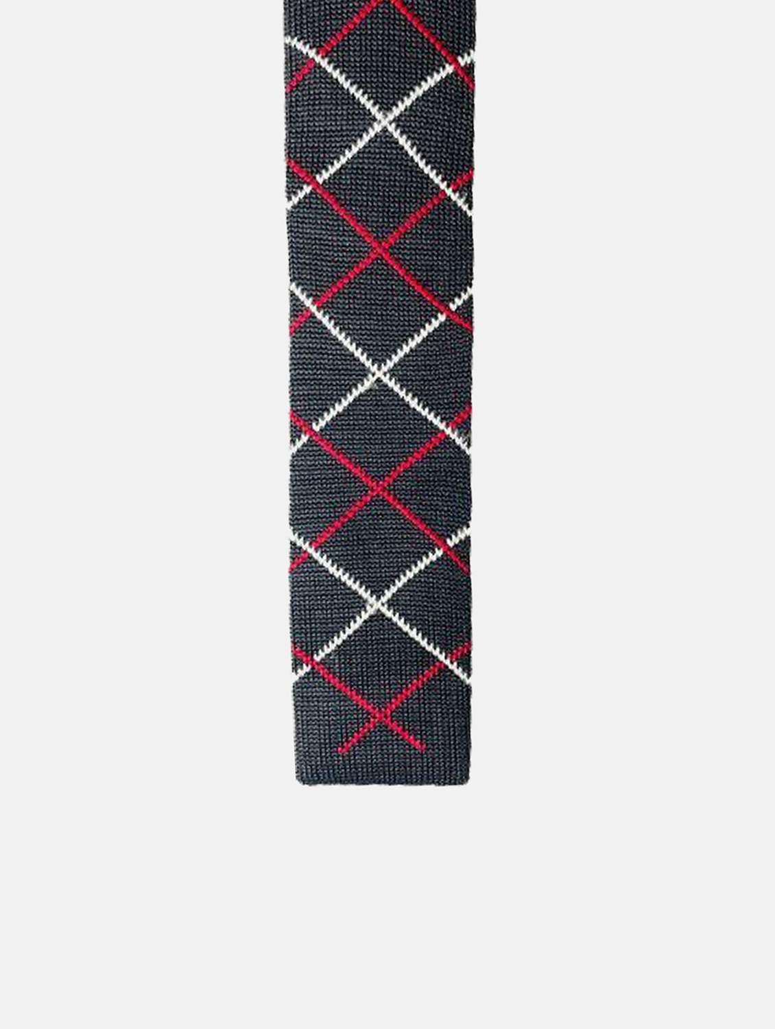 men polyester checkered tie - 22187043 -  Standard Image - 3