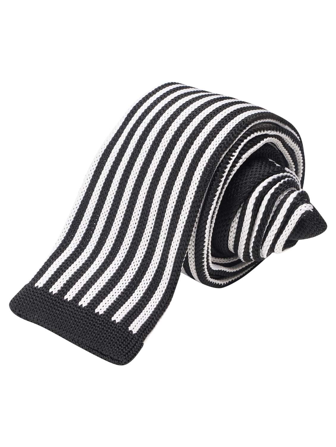 men polyester striped tie