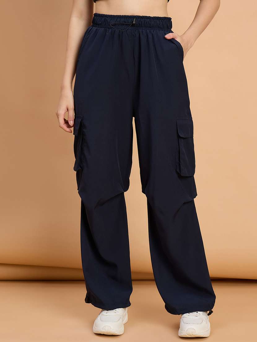 Women Pack Of 2 Solid Mid Rise Cargo - 22187127 -  Standard Image - 3