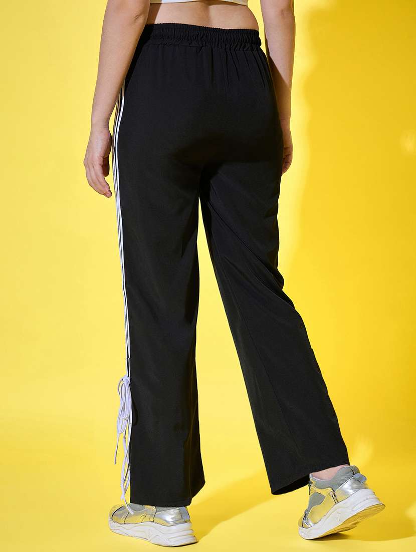 women pack of 2 solid high rise track pant - 22187231 -  Standard Image - 3