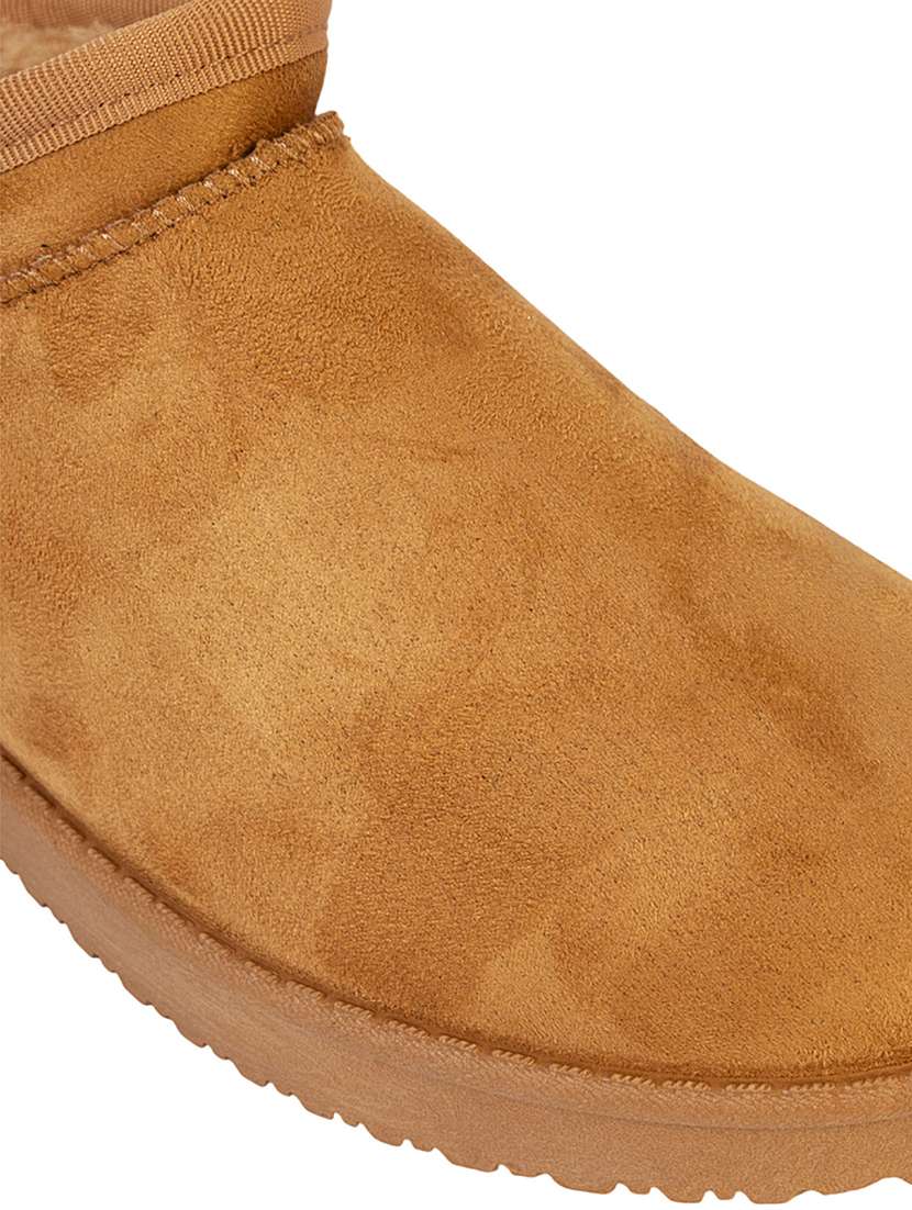 women solid slip on ankle boots - 22187259 -  Standard Image - 5