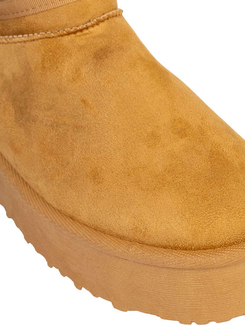 women solid slip on ankle boots - 22187262 -  Standard Image - 5