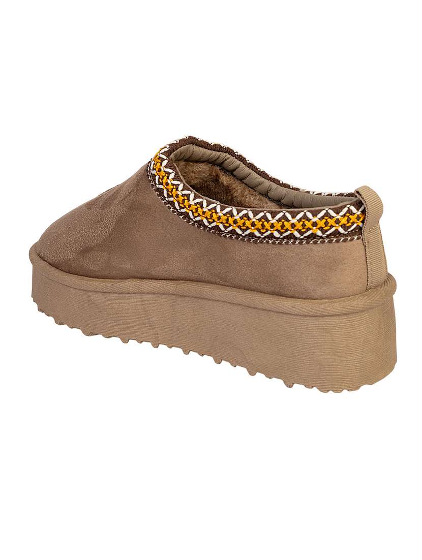 women solid slip on low ankle boots - 22187267 -  Standard Image - 3