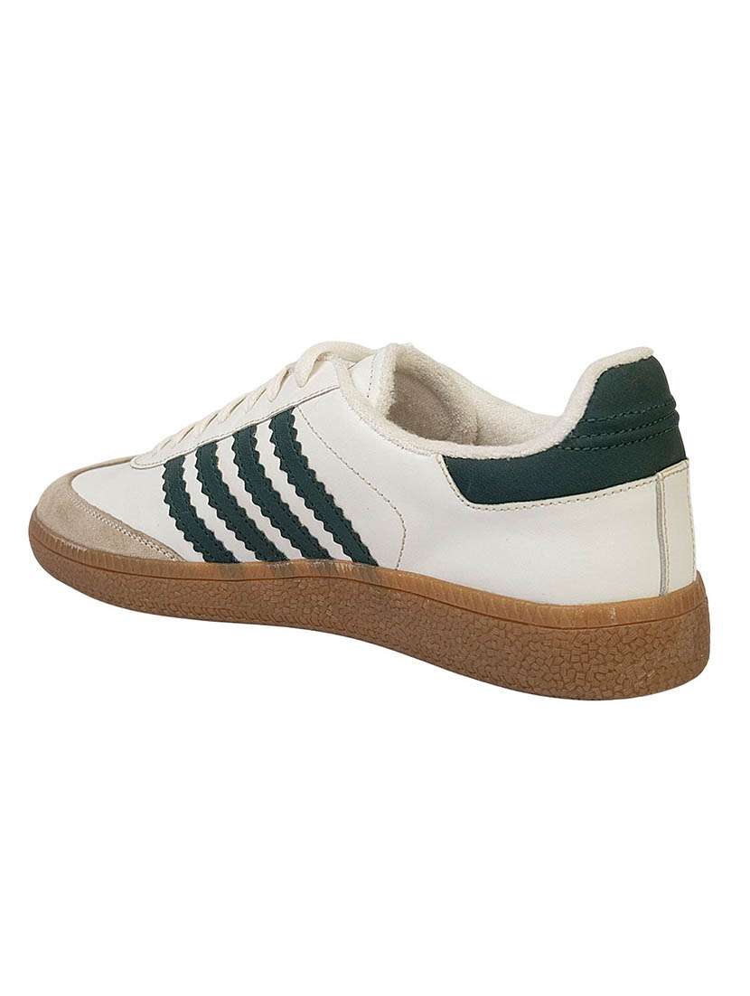 men striped lace up sneaker - 22187281 -  Standard Image - 3