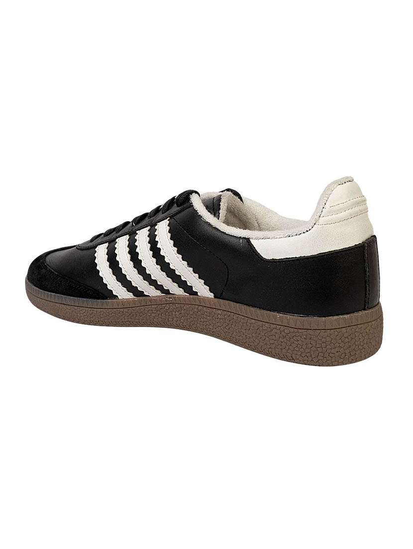 men striped lace up sneaker - 22187282 -  Standard Image - 3