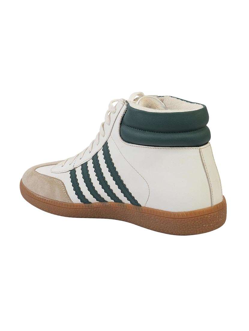 men striped lace up high ankle sneaker - 22187284 -  Standard Image - 3