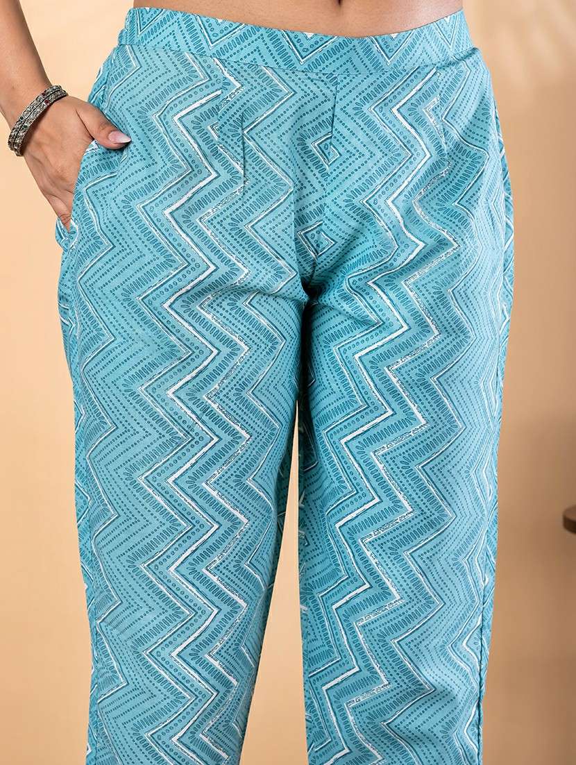 women floral printed three quarter sleeve kurta pant with dupatta set - 22187414 -  Standard Image - 5