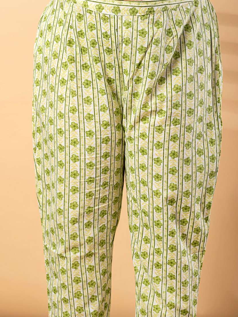 women plus size three quarter sleeve kurta pant with dupatta set - 22187482 -  Standard Image - 5