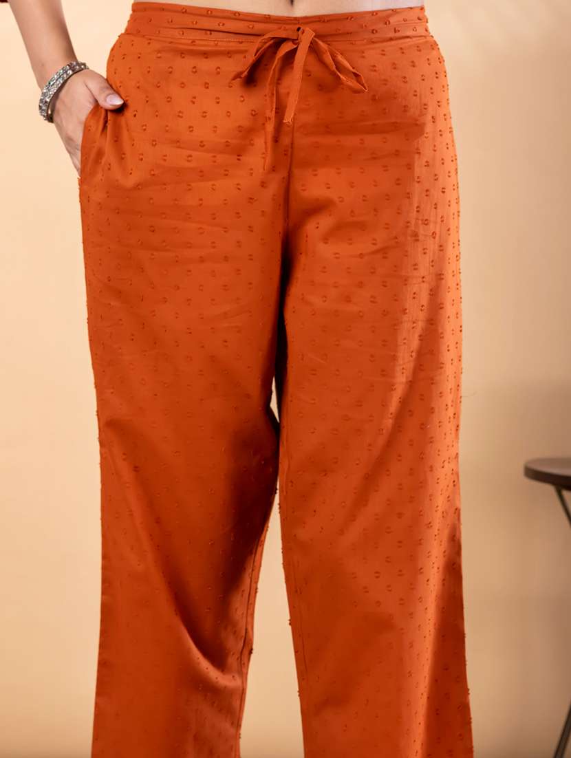 women self design three quarter sleeve kurta pant set - 22187537 -  Standard Image - 5