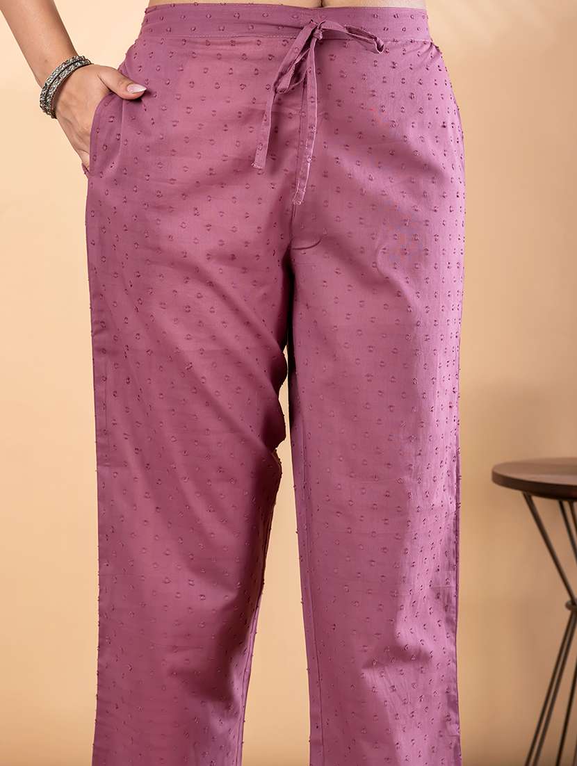 women self design three quarter sleeve kurta pant set - 22187579 -  Standard Image - 5