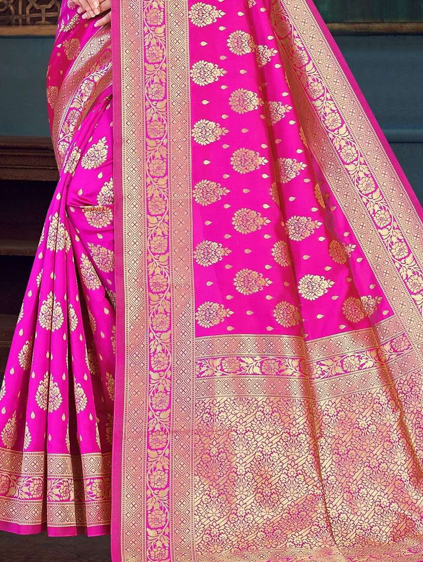women self design kanjivaram saree with blouse - 22187599 -  Standard Image - 3