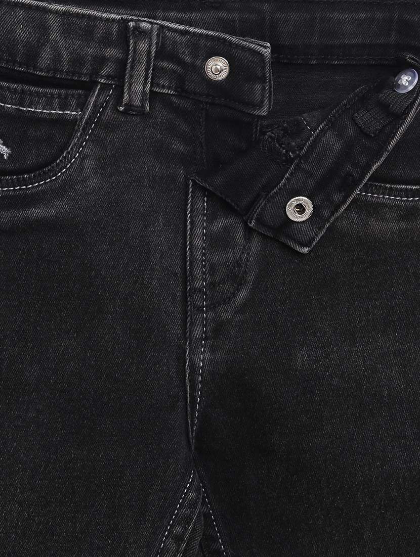 boys solid mid rise slim fit jean - 22187674 -  Standard Image - 3