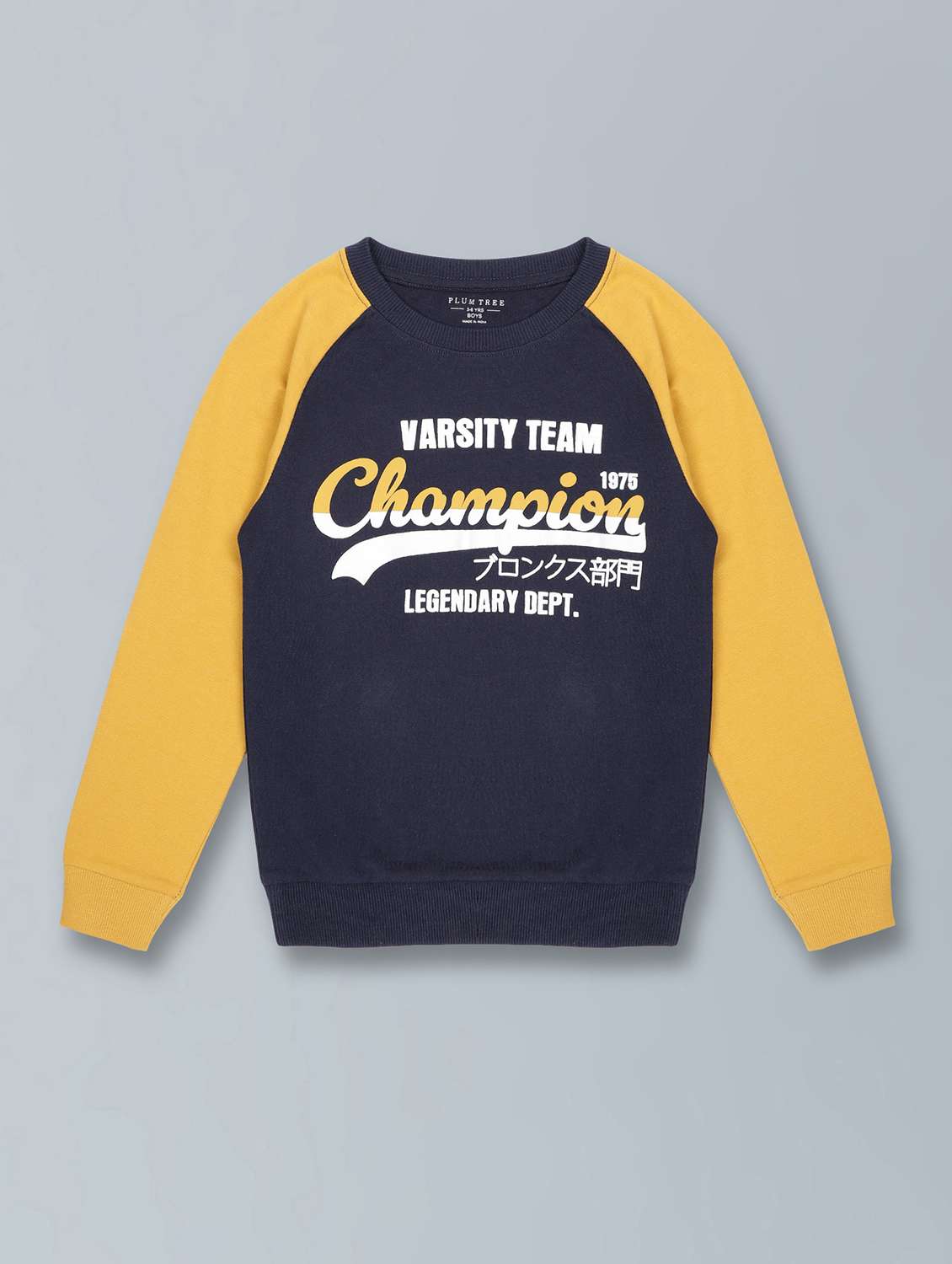 boys printed long sleeve sweatshirt