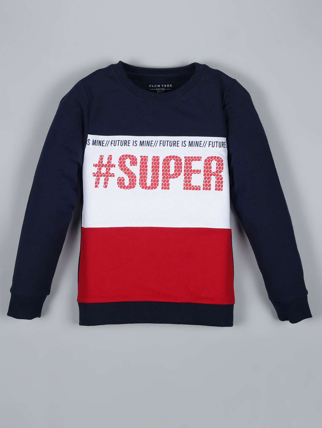boys printed long sleeve sweatshirt
