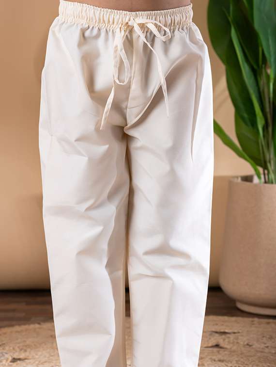 boys printed long sleeve kurta & pyjama set with jacket - 22187717 -  Standard Image - 5