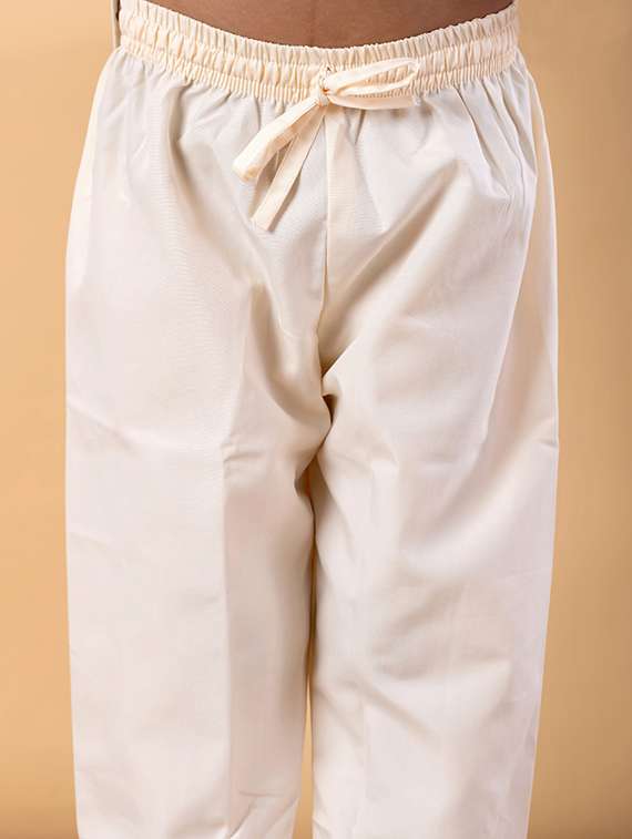 boys printed long sleeve kurta & pyjama set - 22187723 -  Standard Image - 5