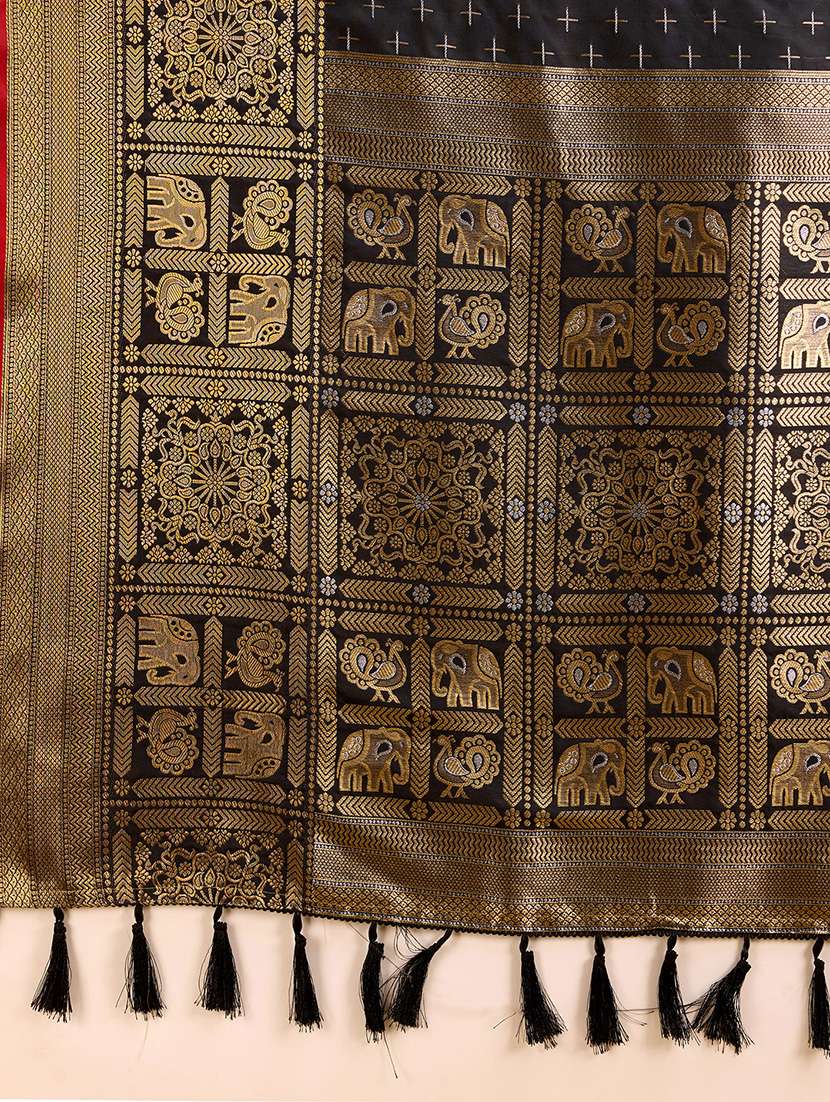 women self design bordered saree with blouse - 22187776 -  Standard Image - 5