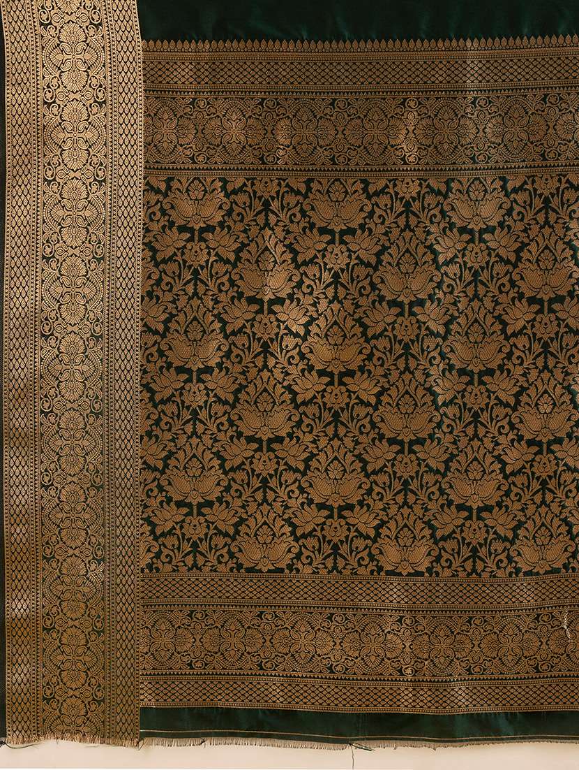 women solid with bordered saree with blouse - 22187784 -  Standard Image - 5