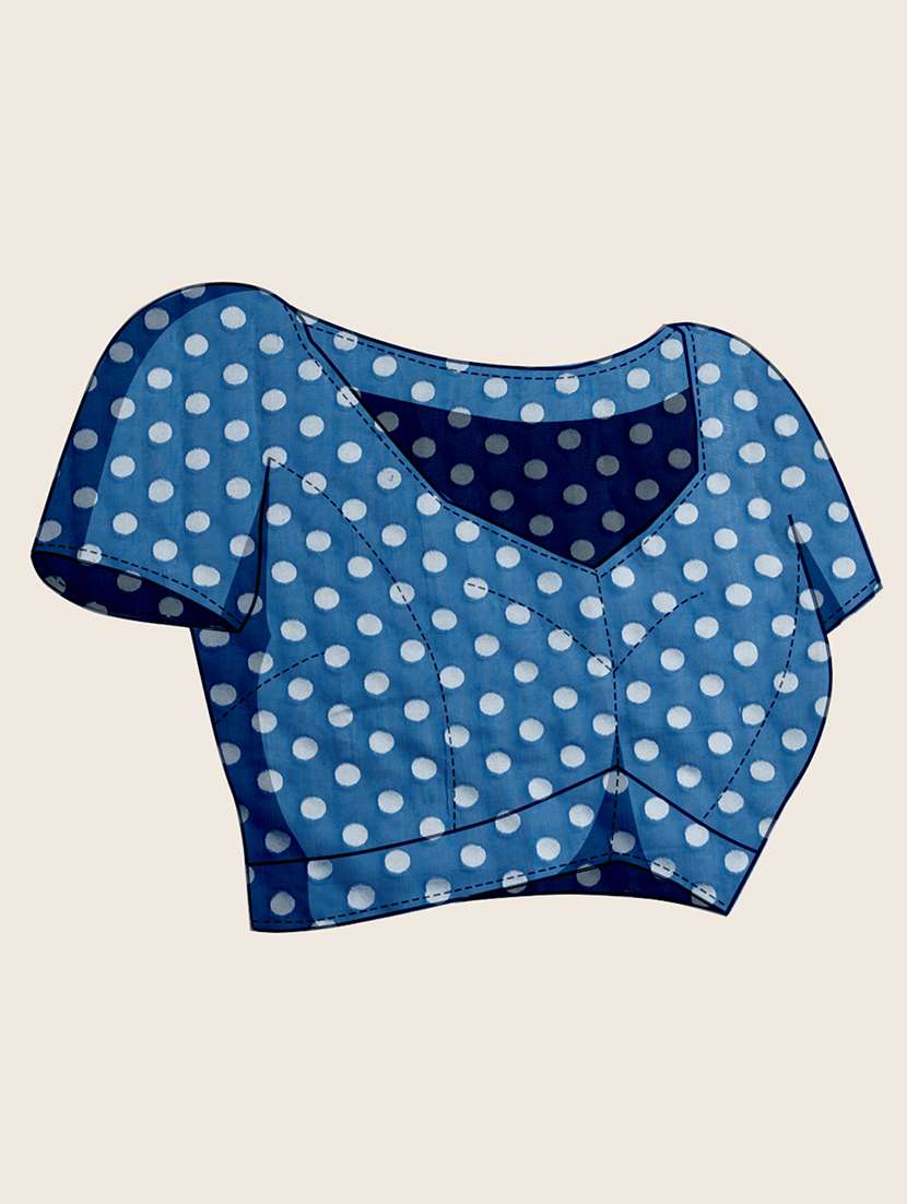 women self design bordered saree with blouse - 22187807 -  Standard Image - 5