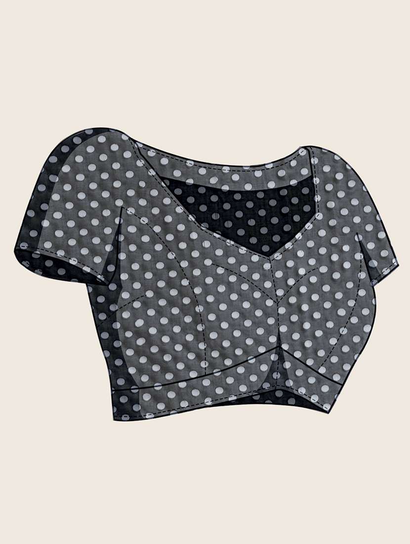 women self design bordered saree with blouse - 22187809 -  Standard Image - 5