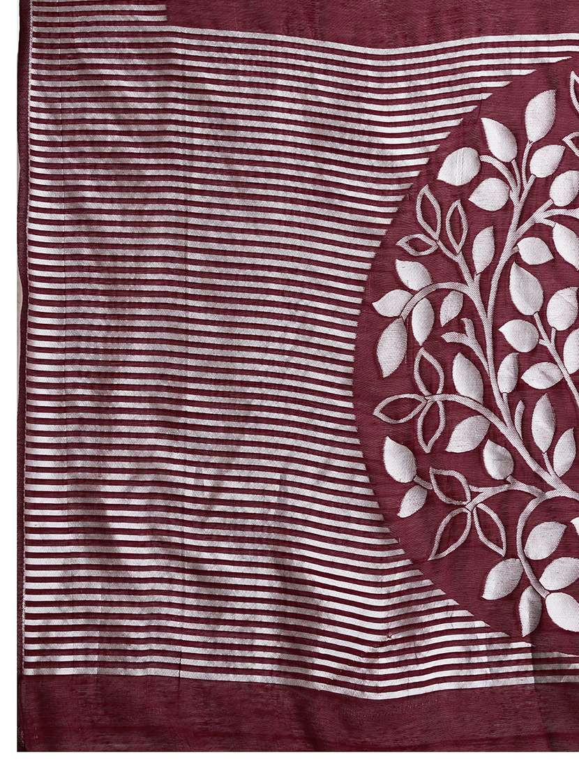 women self design bordered saree with blouse - 22187811 -  Standard Image - 5