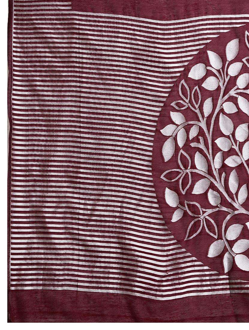 women self design bordered saree with blouse - 22187811 -  Standard Image - 5