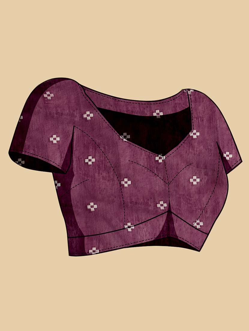 women self design bordered saree with blouse - 22187815 -  Standard Image - 5