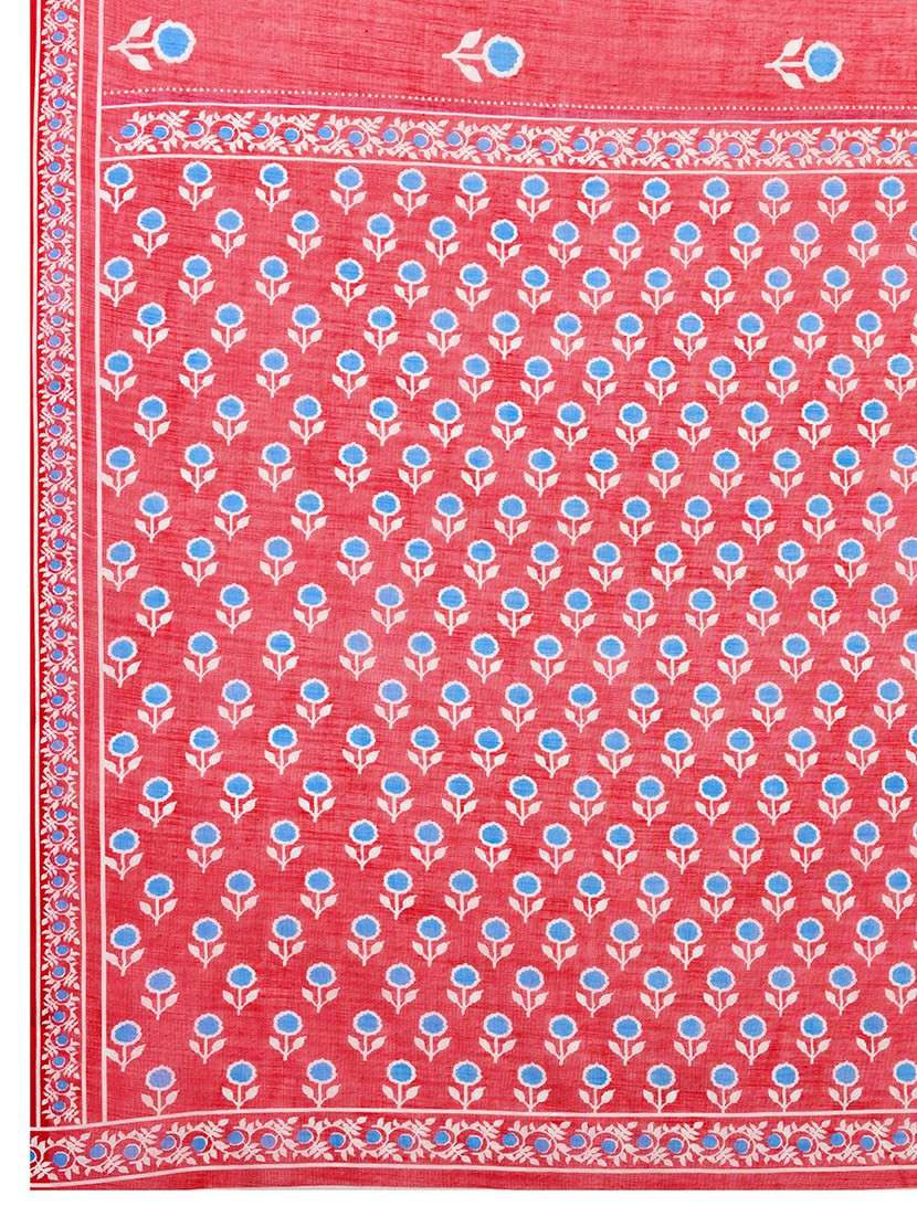 women printed casual wear saree with blouse - 22187838 -  Standard Image - 5