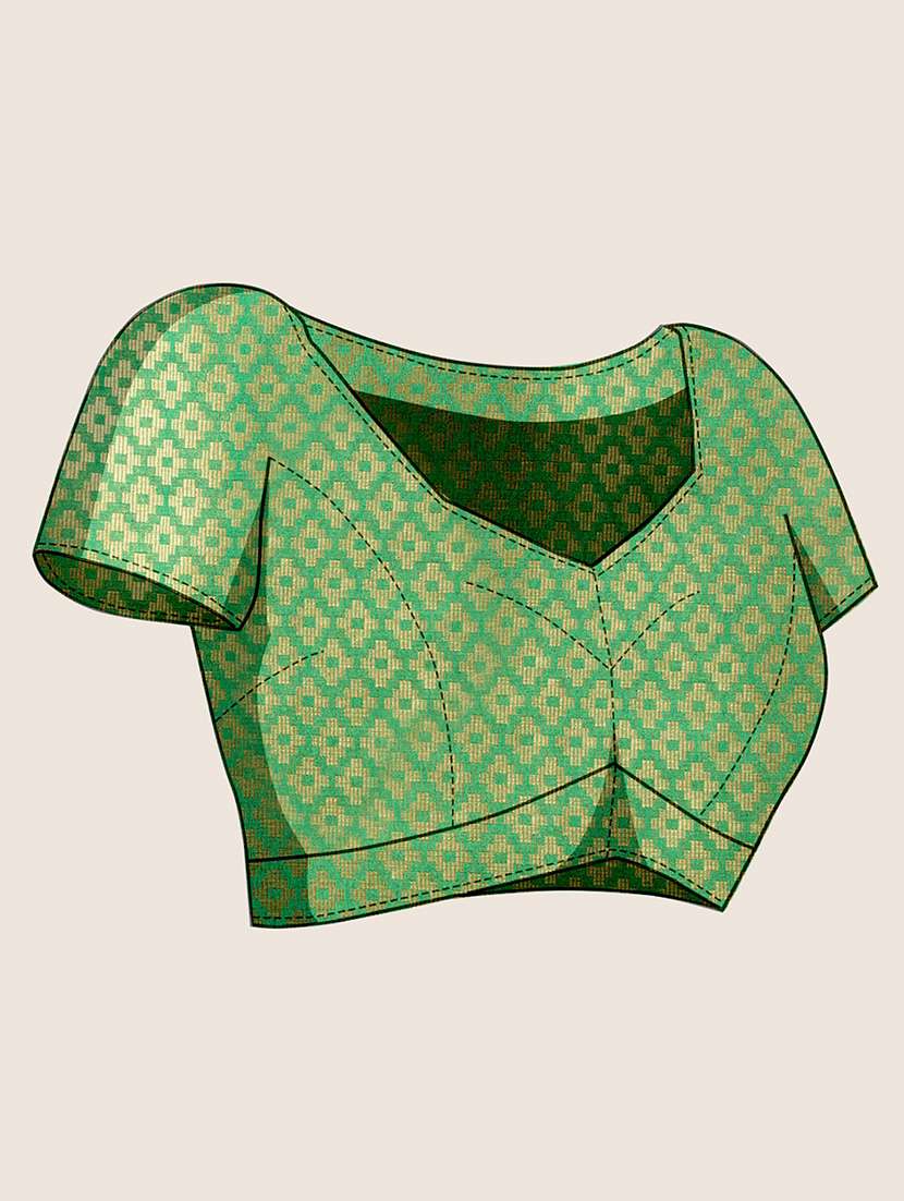 women self design patola saree with blouse - 22187869 -  Standard Image - 5