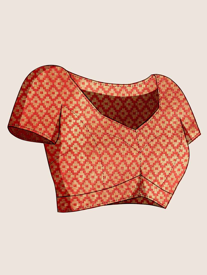 women self design patola saree with blouse - 22187872 -  Standard Image - 5