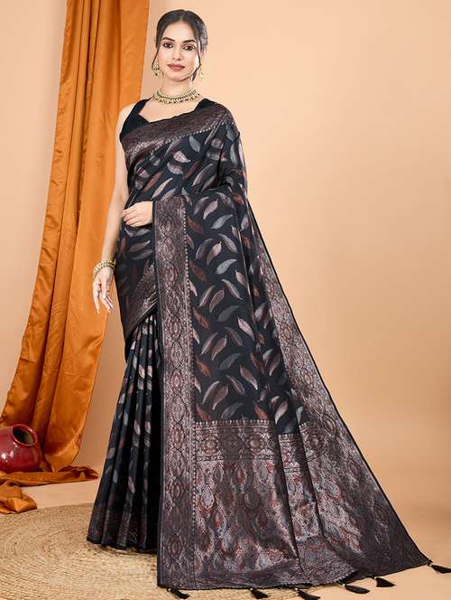 women self design bordered saree with blouse - 22187874 -  Standard Image - 0