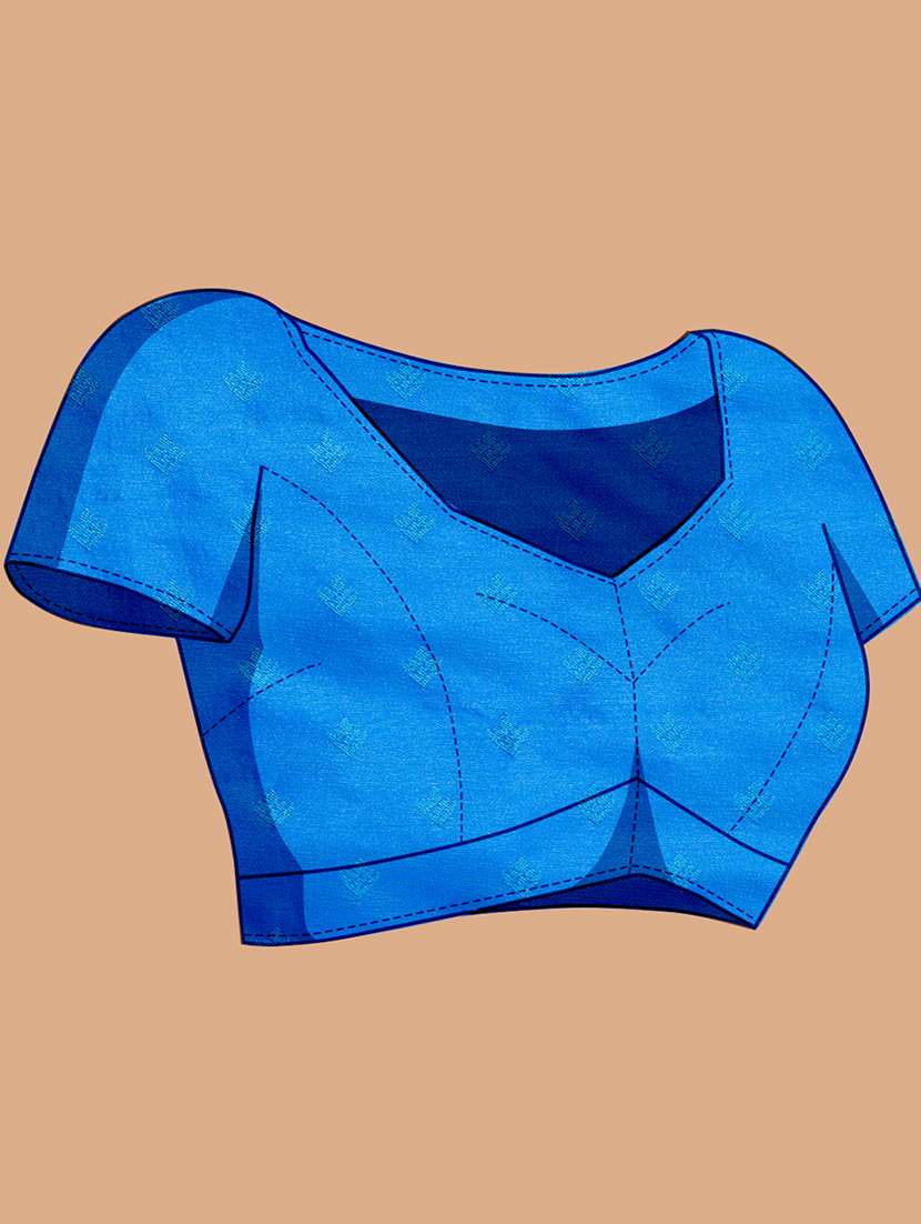 women self design bordered saree with blouse - 22187875 -  Standard Image - 5