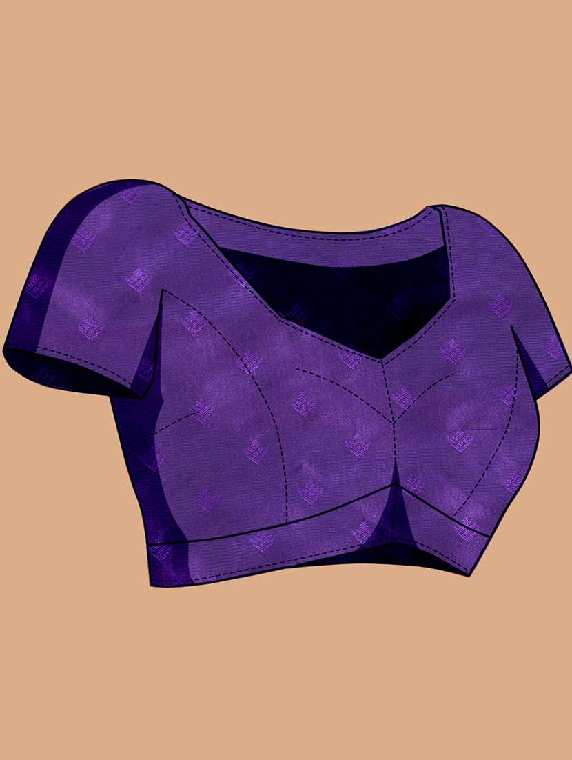 women self design bordered saree with blouse - 22187878 -  Standard Image - 5