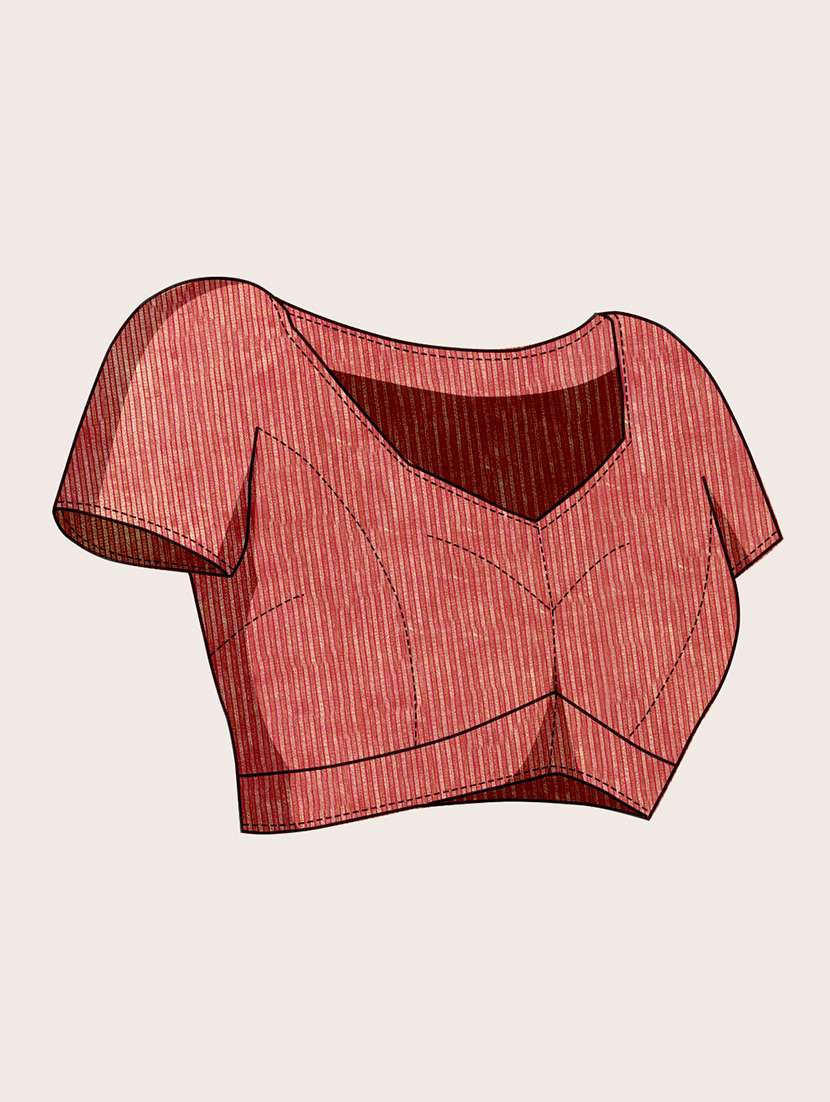 women self design bordered saree with blouse - 22187917 -  Standard Image - 3